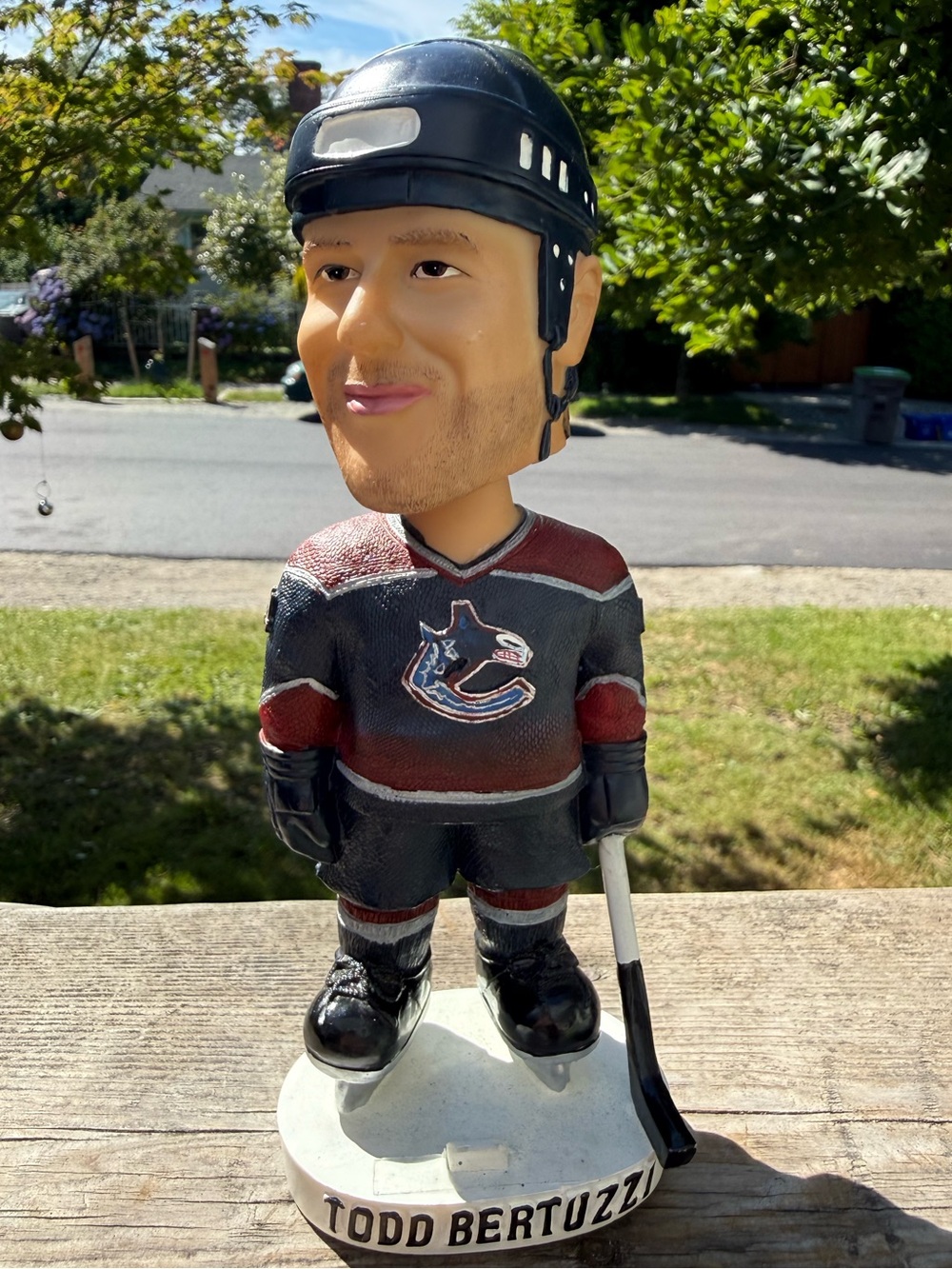 RARE Todd Bertuzzi Vancouver Canucks Bobblehead - number 44 excellent condition